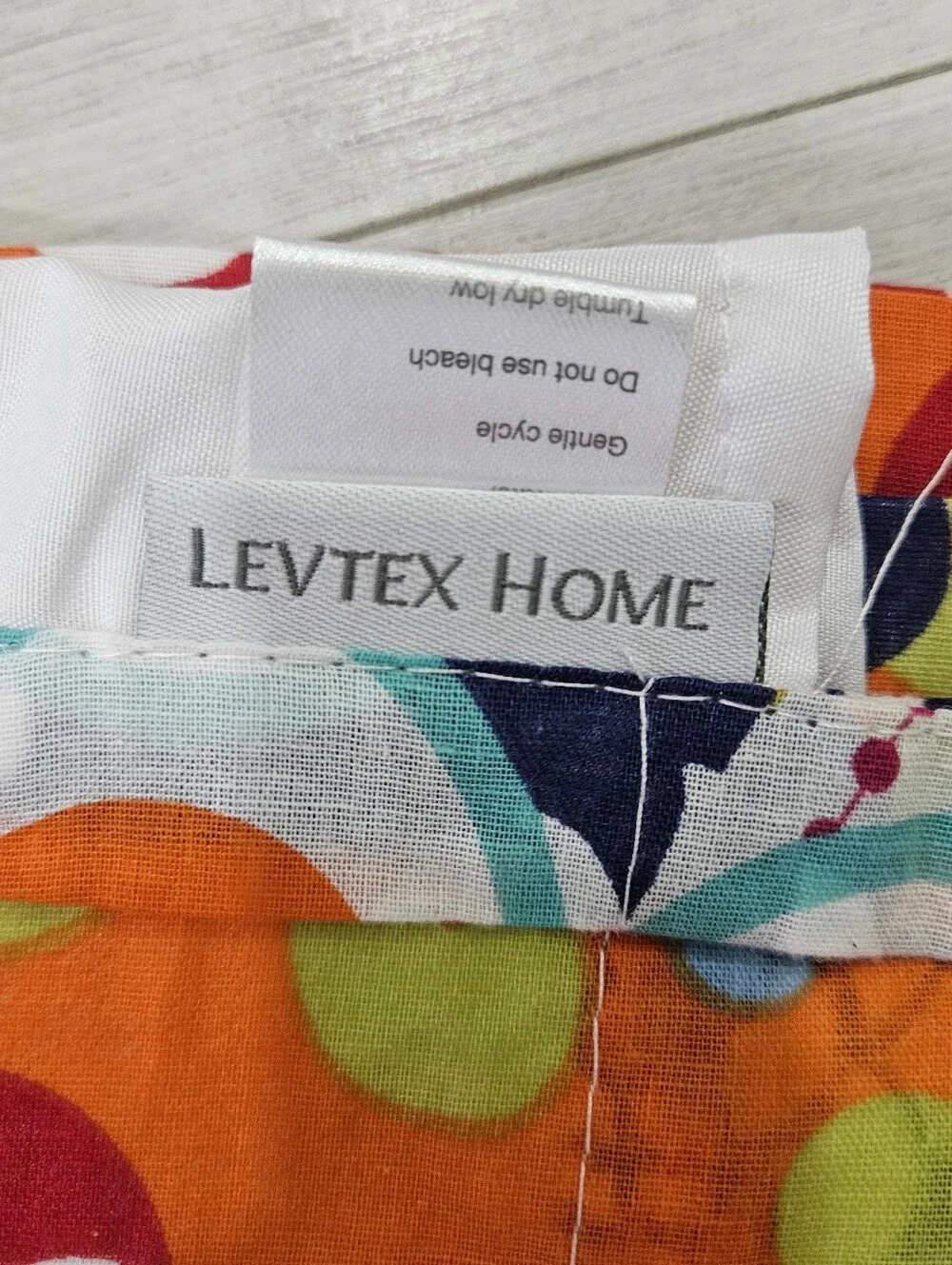 Levtex Home Serendipity  Lined Drape Panels Rod Pocket Mandala Boho 55x84 PAIR
